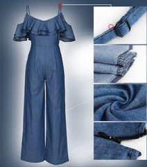 Elegant Belted Summer Office Jumpsuit
