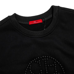 Beaded Casual Pullover Sweatshirt Women