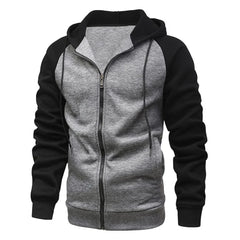 Men’s Fleece Zip-Up Hooded Sweatshirt