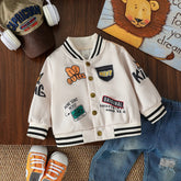 Playful Baby Sports Letter Jacket