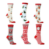 Festive Knee High Holiday Socks