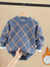 Warm Fleece Lined Boys Sweater