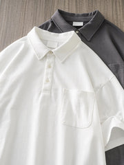 Heavyweight Cotton Pocket Summer Polo