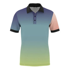 Gradient 3D Print Street Polo
