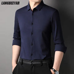 Mulberry Silk Blend Slim Shirt