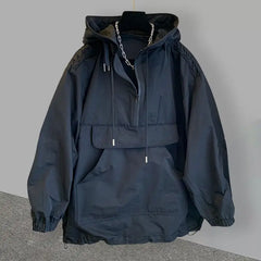 Waterproof Hooded Trench Jacket
