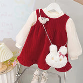 Plush Princess Dress Set for Girls