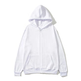 Men’s High Street Solid Zip-Up Hoodie