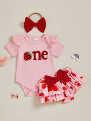 Floral Ruffle Toddler Summer Set