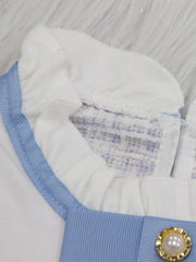 Cute Bow Plaid Baby Dress