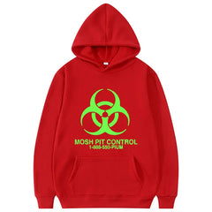 Homixide Gang Mosh Pit Control Hoodie Men Women Hip Hop Oversized Sweatshirt Playboi Carti Opium Merch Sweatshirt HXG Clothes