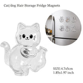 Transparent Cute Dog Pendant Keychain Creative Pet Hair Storage Capsule Hanging Ornament for Pet Lover DIY Pet Memorial Keychain