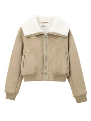 Reversible Fleece Streetwear Winter Jacket