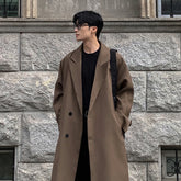Korean Inspired Long Windbreaker