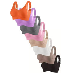 Sport Everyday Bras for Women Full Cup Seamless Push Up Female Underwear Adjustable Stretch Shoulder Straps Bralette Underwear