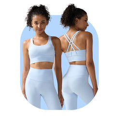 Women's Yoga Set Workout Set 2 Piece High Waist Yoga Leggings Sports Bra Gym Suit Activewear Sports Fitness Set Sports Suit