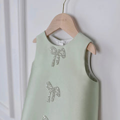 Green Sequin Princess Party Dress
