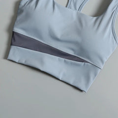 Sports bras and underwear for women in summer new running vest style external wear anti-shock and anti-sagging gym beauty back