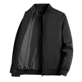 Slim Casual Zip Bomber Jacket