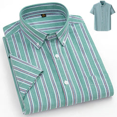 Oversized Cotton Oxford Short Shirt