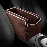 Car Center Console Pet Bed Mat Fiber Pet Safety Seat Essential for Cat & Do Travel Small pet car carrierNon-slip pet car s