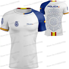 2025 Spain T Shirt Men Outdoor Shirts CNP Clothing Training Tops Downhill MTB Jersey Running Sportswear