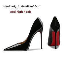 Luxury Red Sole Stiletto Heels