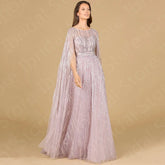 Sparkling Pink Mother Wedding Gown