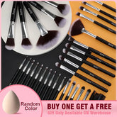 Premium Black 32 Brush Set