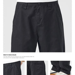 Retro Cotton Straight Casual Pants