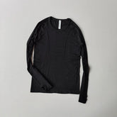 Yoga Clothes for Women, Sports Tops, Round Neck, Seamless, Slim, Running Shirt Fitness Workout Long Sleeves Gym T Shirt, Winter