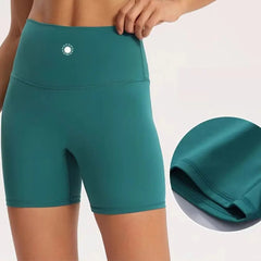 High Waist Naked Feeling Yoga Shorts for Women Fitness Running Shorts Cycling Sports Leggings Summer Workout Gym Running Shorts