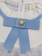 Cute Bow Plaid Baby Dress