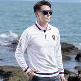 Thick Cotton Embroidered Polo Shirt