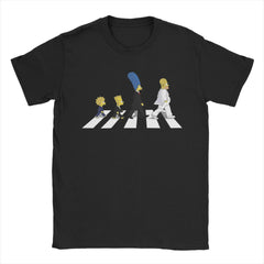 Simpson T Shirts Men's 100% Cotton Vintage T-Shirts O Neck Tee Shirt Short Sleeve Clothes 6XL