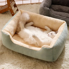 Plush Habitat House Bed for Cats