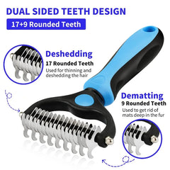 Pet Deshedding Brush Cat Comb Self Cleaning Hair Remover Grooming Tool for Dog and Cats De-Matting Comb Cleaning Pets Supplies