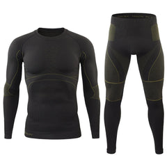 Men Sport Thermal Underwear Suits Outdoor Cycling Compression Sportswear Quick Dry Breathable Clothes Fitness Running Tracksuits