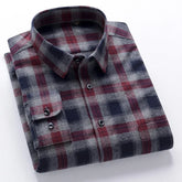 Striped Cotton Long Sleeve Shirt