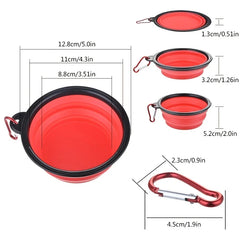 Durable TPR Collapsible Travel Bowl