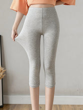 1PCS Women's 7/10 Modal Leggings, Can Be Worn Outside, Summer Thin Breathable Slim Fit, Anti-Exposure Stretchy High-Waist