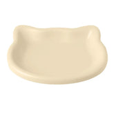 1PC Cat-Shaped Pet Bowls, Pastel Color Cute Animal Design, Non-Slip Pet Food Dish, Ideal for Cats, Trendy Pet Accessory for Home