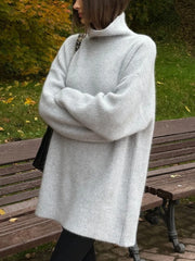 TOSSY High-Neck Knit Pullover