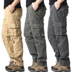 Loose Cotton Tactical Cargo Pants