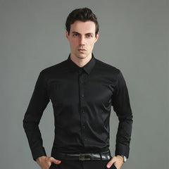 Slim Social Business Shirt Men