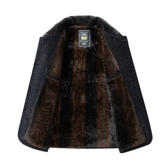 Modern Wool Blend Trench Coat
