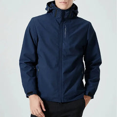 King Billion Men's Outdoor Hooded Windbreaker Jacket