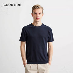 Knitted Smart Casual Tee Men