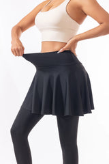 Women's 2-in-1 Yoga Skort – High-Waisted Butt-Lifting, Slim Shaping, Hidden Pockets, Luxury All-Season Pants