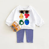 Fruit Print Baby Outfit Set